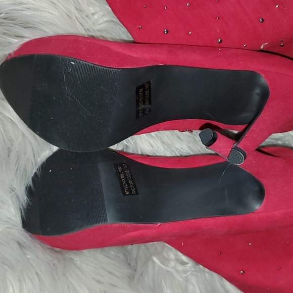 🆕️ Wild Rose Red Platform Boots Size 11 - Picture 5 of 5